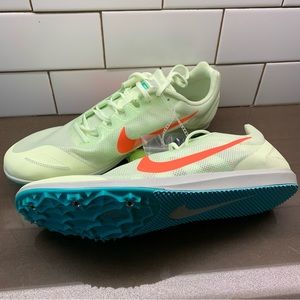 ⭐️NIKE ZOOM RIVAL D 10 TRACK & FIELD DISTANCE SIZE 12 SPIKES 907566-700 B
